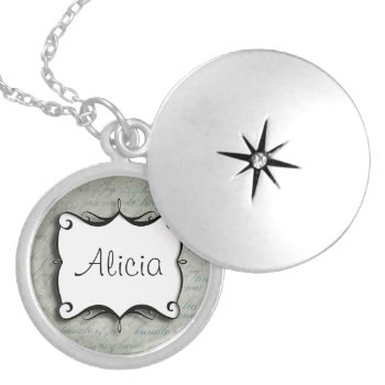 Cute Personalized Custom Name Necklace by ForeverAndEverAfter at Zazzle