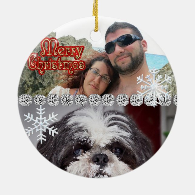 Cute Personalized Custom Ornament 2014 (Back)