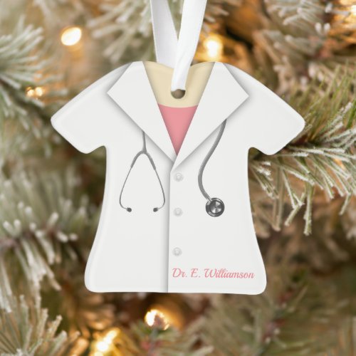 Cute Personalized Doctor Ornament