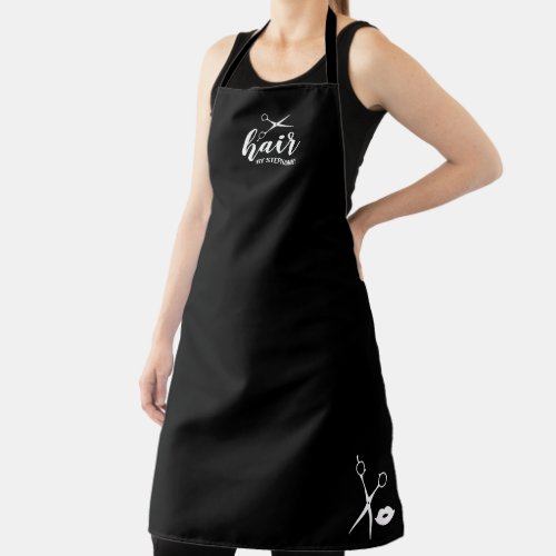 Cute Personalized Hair By Hairdresser Apron