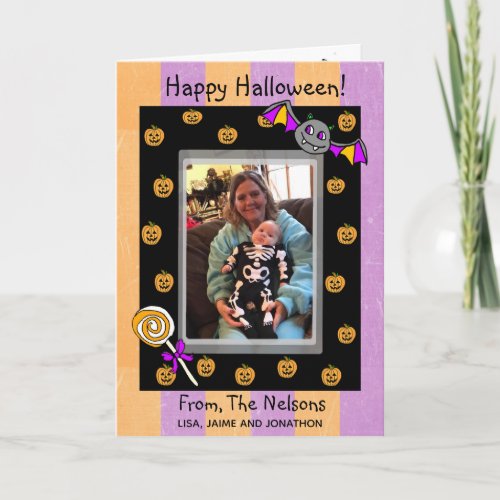Cute Personalized Halloween Card