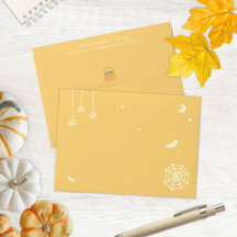 Cute Personalized Halloween Family Address
