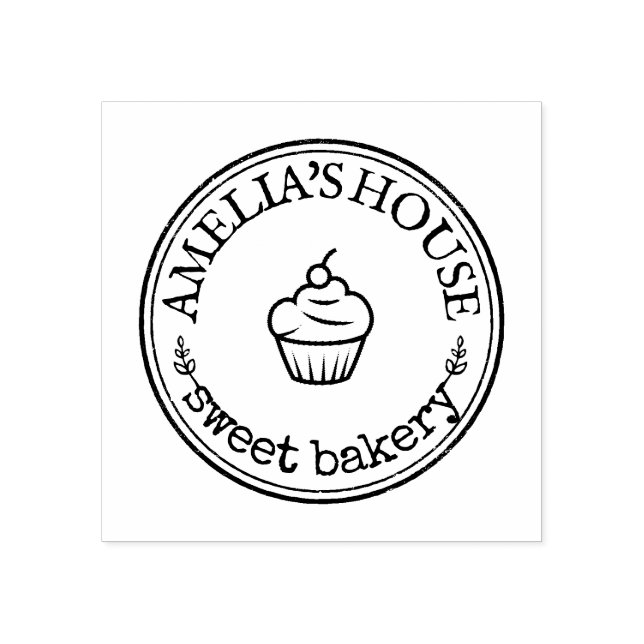 Cute Personalized Homemade Logo Custom Rubber Stamp (Imprint)