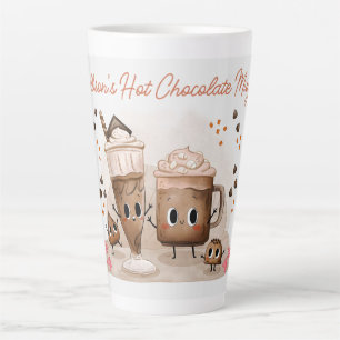 Cute Personalized Hot Chocolate Latte Mug