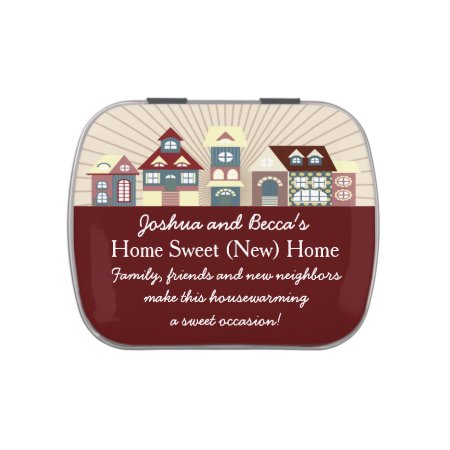 Cute Personalized Housewarming Favors Candy Tin