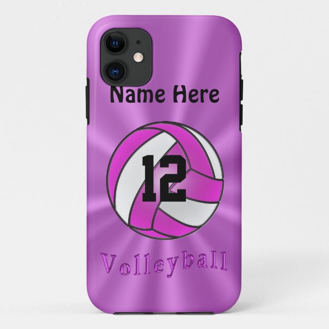 Cute Personalized iPhone 5S Volleyball Cases (Back)