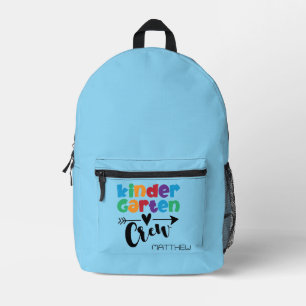 Cute, PERSONALIZED kids Kindergarten Printed Backpack
