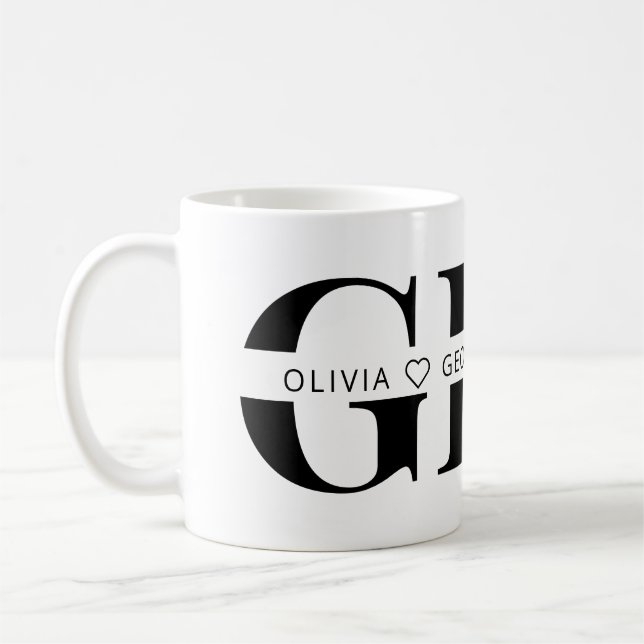 Cute Personalized Kids Name GIGI Coffee Mug (Left)