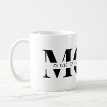 Cute Personalized Kids Name Mom  Coffee Mug