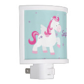 Cute Personalized Magical Unicorn Light Night (Right)