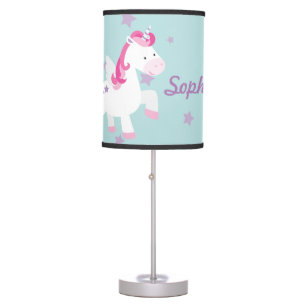 Cute Personalized Magical Unicorn table Lamp