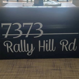 Cute Personalized Mailbox Number and Address Window Cling