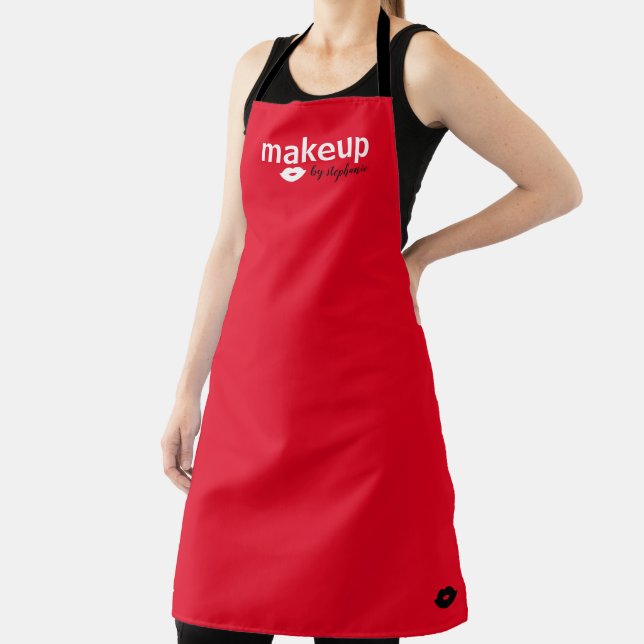 Cute Personalized Makeup Artist By Artist Apron (Insitu)