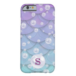 Cute Personalized Mermaid Pearl Barely There iPhone 6 Case