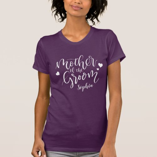 Cute Personalized Mother Of The groom shirts