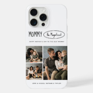 Cute Personalized Mothers Day Family Photo iPhone 15 Pro Max Case