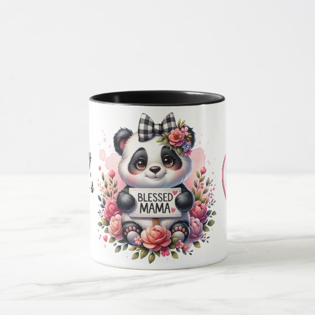 Cute Personalized Mother's Day Quote/Panda Mug (Center)