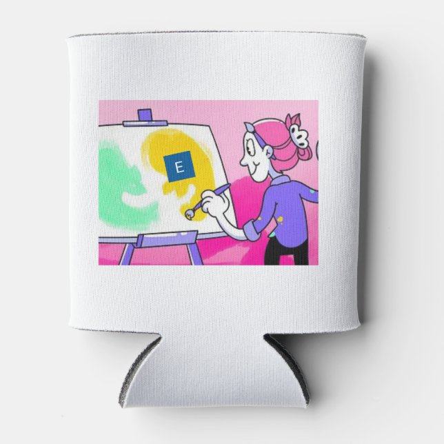 Cute Personalized mug Can Cooler (Front)