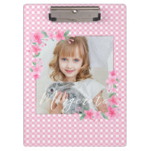 Cute Personalized one Photo Pink