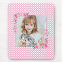 Cute Personalized one Photo Pink