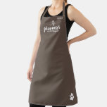Cute Personalized Pet Groomer Extraordinaire Apron at Zazzle