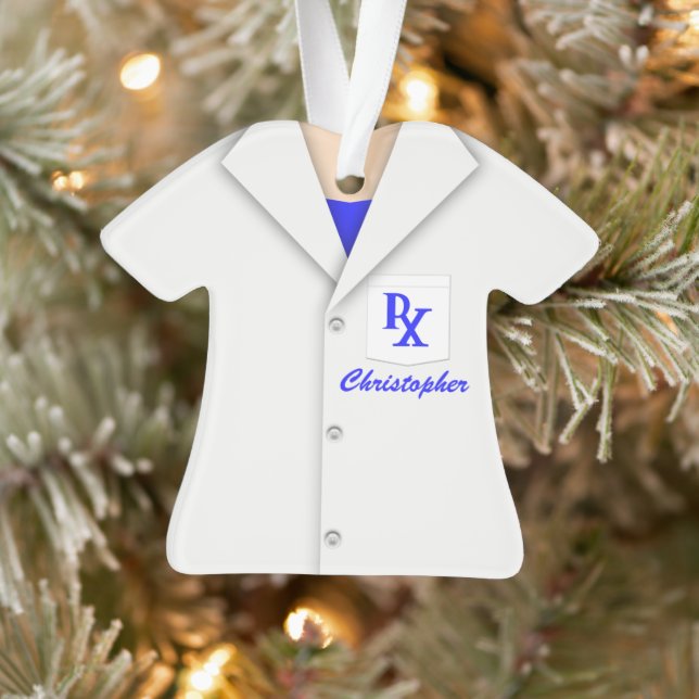 Cute Personalized Pharmacist Ornament (Tree)