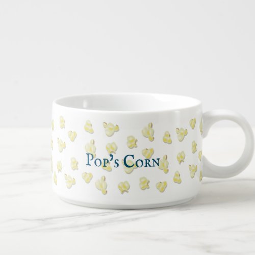 Cute Personalized Popcorn Snack Bowl