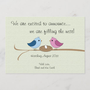 Cute Personalized Pregnancy Announcement