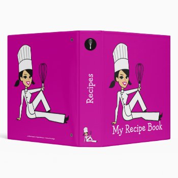 Cute Personalized Recipe Binder For Girls by ShopDesigns at Zazzle
