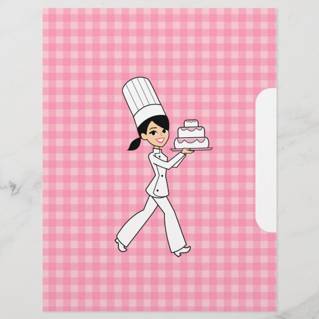 Cute Personalized Recipe Pages (Front)