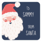 Cute Personalized Santa Gift Tags