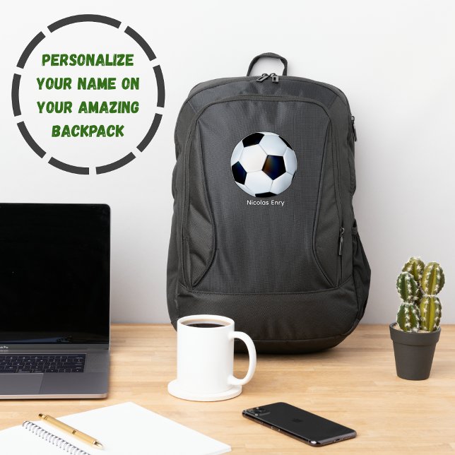 Cute personalized Soccer Backpack for Kids  (Creator Uploaded)