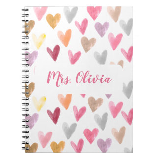 Cute Personalized Teacher Journal Notebook Gift