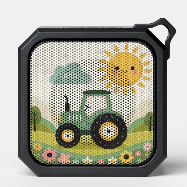 Cute, personalized tractor/farm bluetooth speaker (Front)