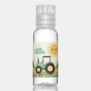 Cute, personalized tractor/farm hand sanitizer