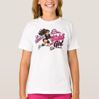 Cute Personalized Volleyball Teen T-Shirt