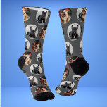 Cute Pet 2 Dog Photo Socks<br><div class="desc">These dog photo socks are the perfect gift for any dog lover. You can upload two photos of your pet to these socks. These socks also make the perfect Christmas gift for any dog mom. Enjoy!</div>
