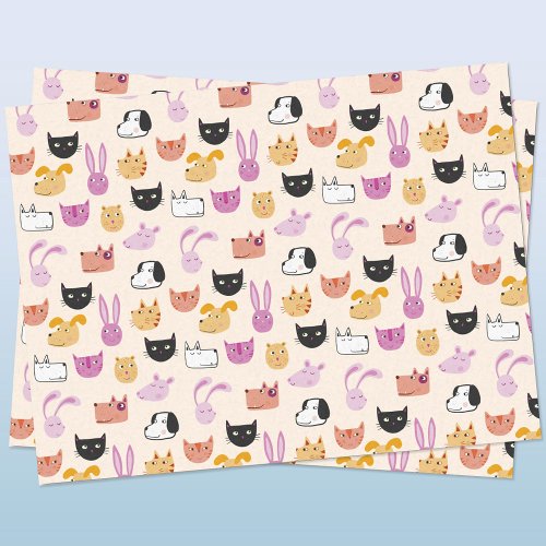 Cute Pet Animal Tissue Paper