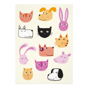 Cute Pet Animals Photo Print