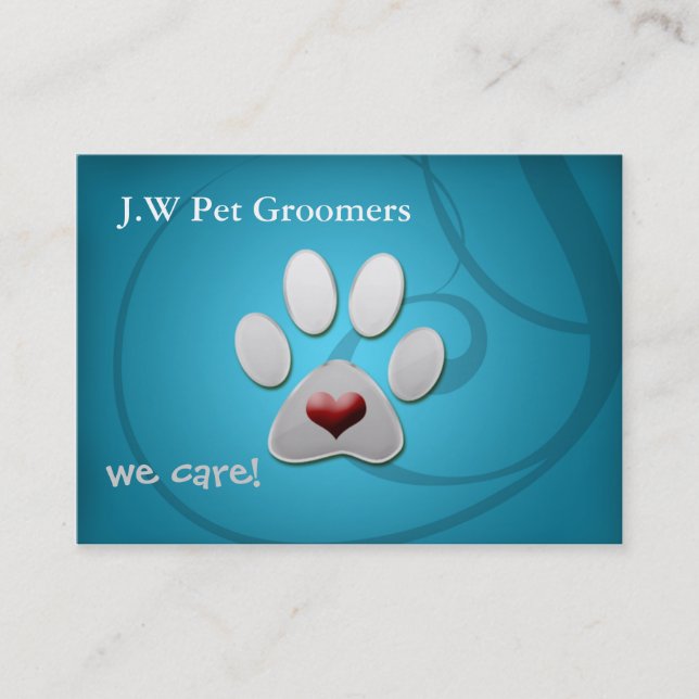 cute pet  Business Cards (Front)