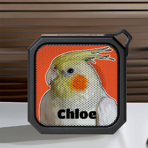 Cute Pet Cockatiel Fun Bird & Animal Lover Name Bluetooth Speaker