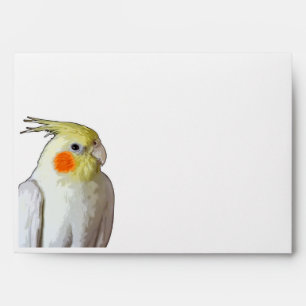 Cute Pet Cockatiel Parakeet Special Bird Greeting Envelope