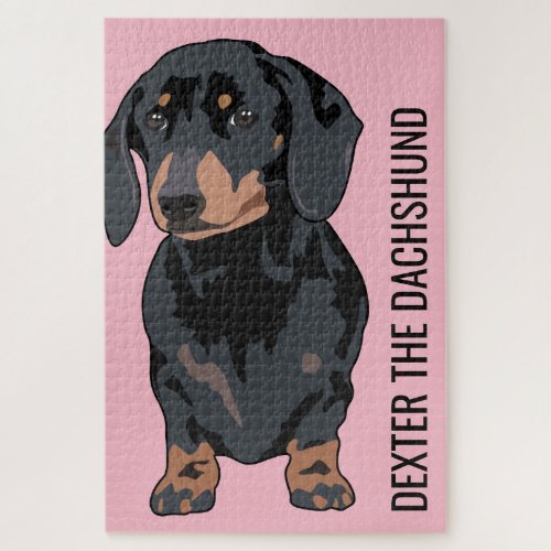 Cute Pet Dachshund Dog Jigsaw Puzzle