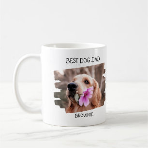 Cute Pet Dog 2 Photo Template Best Dog Dad Coffee Mug