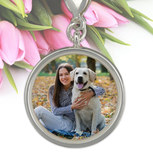 Cute Pet Dog Lover Personalized Photo Charm (Creator Uploaded)