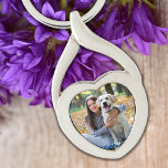 Cute Pet Dog Lover Photo Keychain<br><div class="desc">Now you can have your best friend with you wherever you go with this custom dog pet photo keychain. Customize with your favorite photo! A must have for every dog mom, dog lover and all pet lovers! COPYRIGHT © 2020 Judy Burrows, Black Dog Art - All Rights Reserved. Cute Pet...</div>