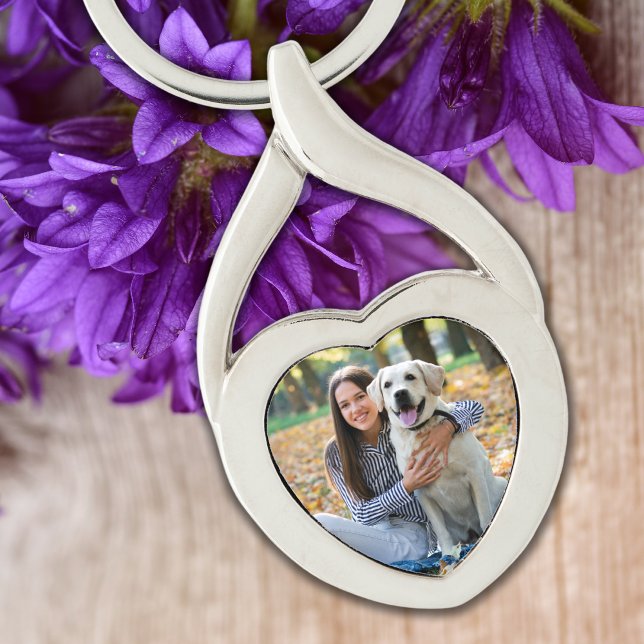 Cute Pet Dog Lover Photo Keychain (Creator Uploaded)
