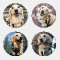 Cute Pet Dog Photo Coaster Set