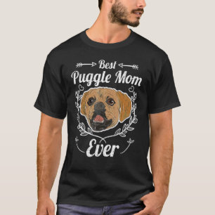 Cute Pet Dog  Puggle Mom Mommy Mothers Day Puggle T-Shirt