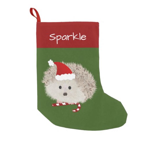 Cute Pet Hedgehog Christmas Stocking
